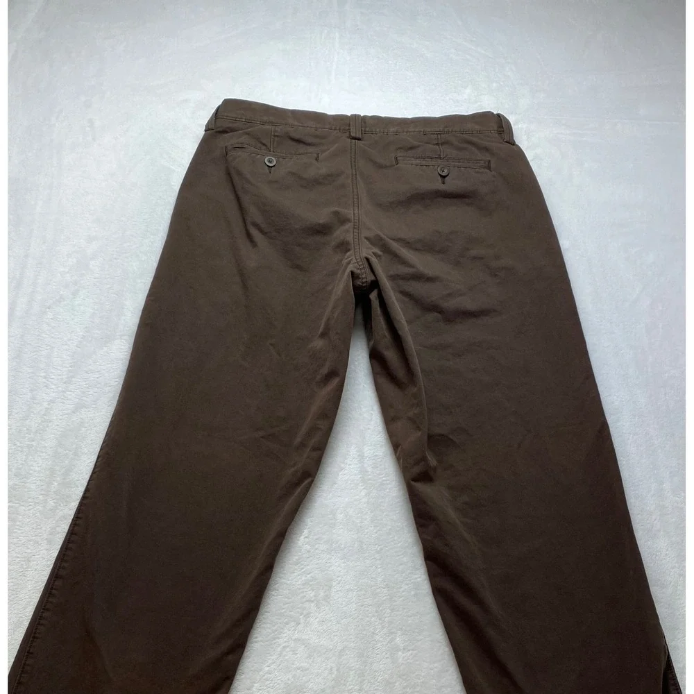 Gap Khakis Mens 35x34 Relaxed Fit Brown Cotton Chino Pants 410042-02-2 Spr 07‎